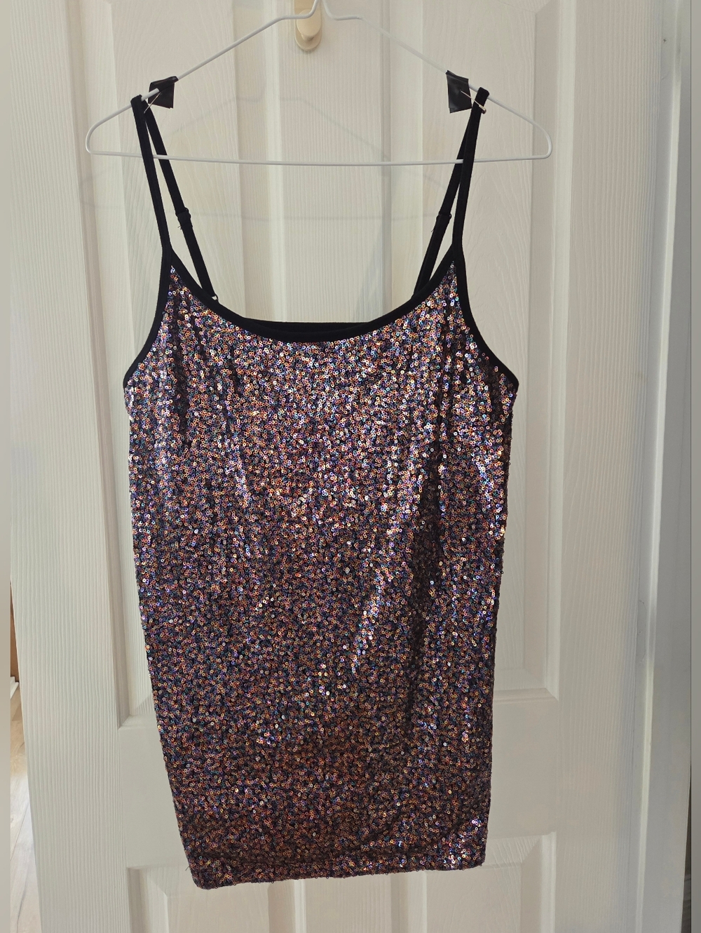 Torrid Rainbow Sequin Foxy Cami